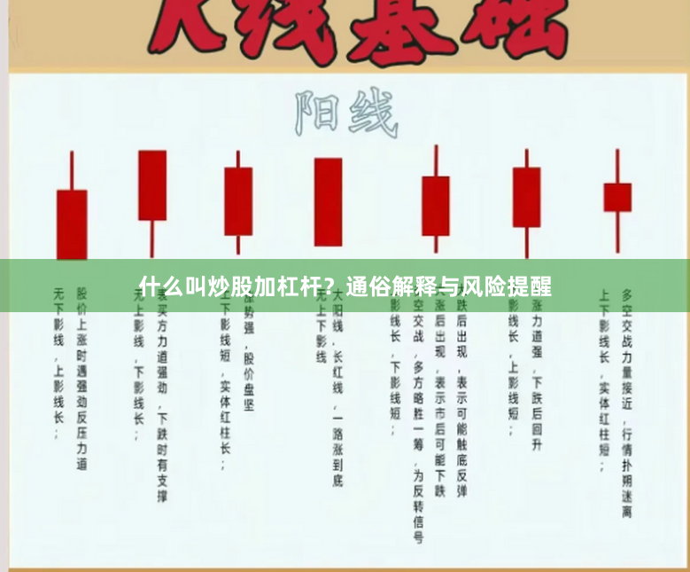 什么叫炒股加杠杆？通俗解释与风险提醒